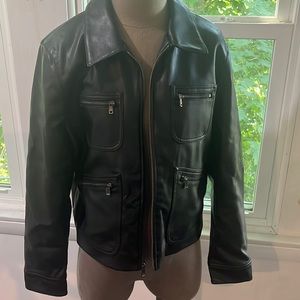 BANANA REPUBLIC vegan leather jacket